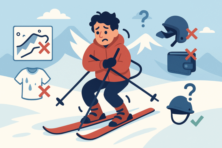 błędy w planowaniu wyjazdu na narty