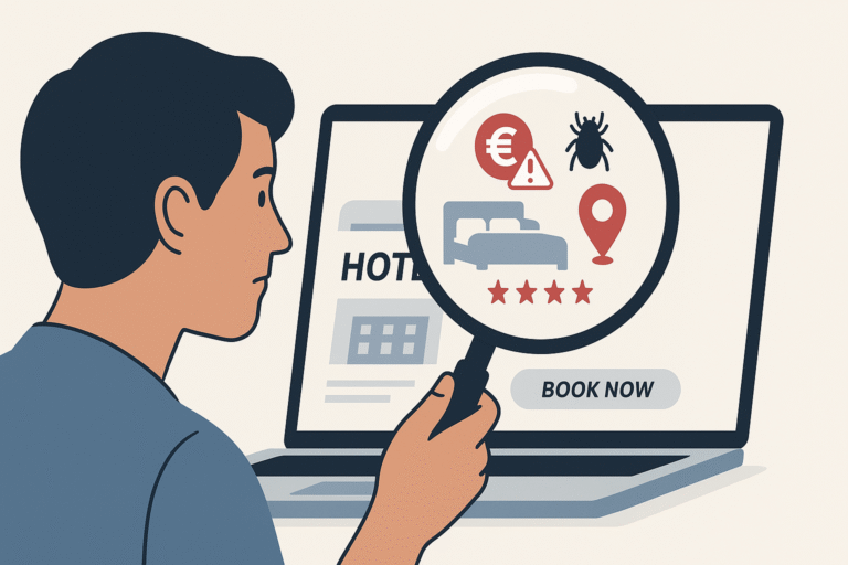 błędy rezerwacja noclegu