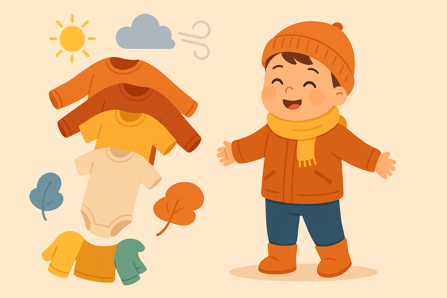 błędy w ubieraniu dziecka jesienią